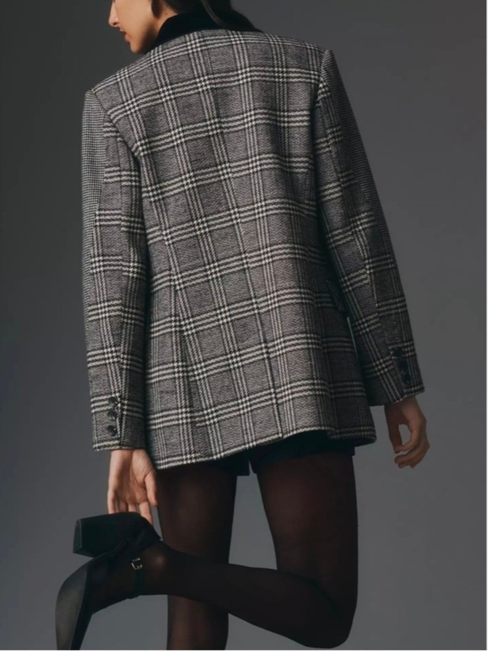 Avec Les Filles - Mixed Media Blazer